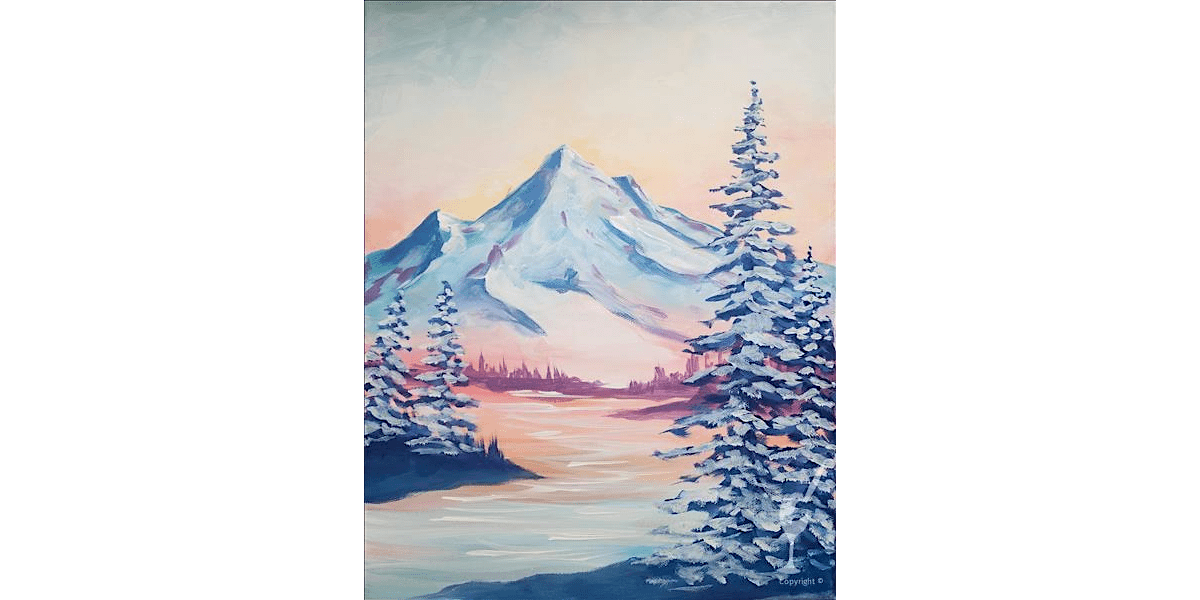 Sunrise Over Snowy Peaks - Paint and Sip in San Antonio | Classpop!™, 6 January | Event in San Antonio | AllEvents