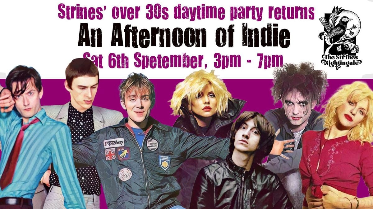 STRINES: An Afternoon of indie - Indie for the over 30s: 6th September, 3pm-7pm, 6 September | Event in Marple