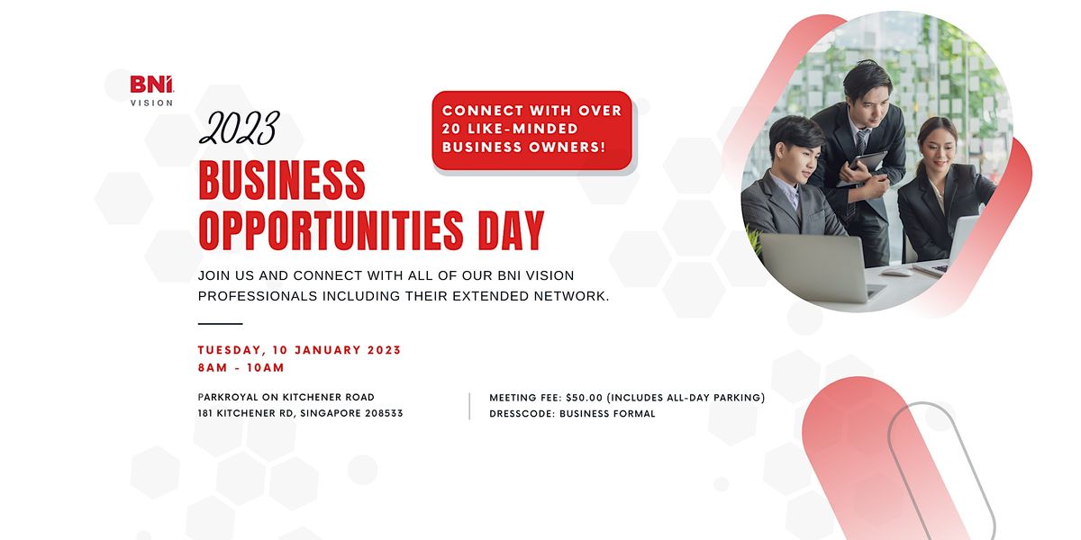 2023 BNI Vision Business Opportunities Day, PARKROYAL on Kitchener Road