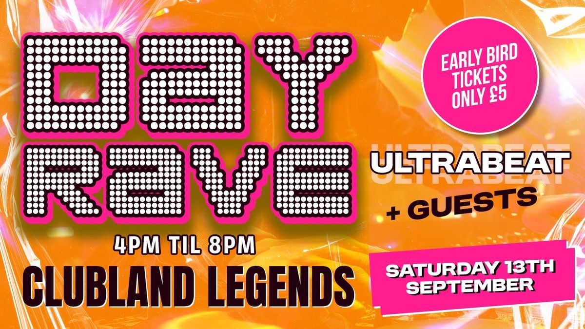 DAY RAVE with Ultrabeat , 13 September | Event in Yarm | AllEvents