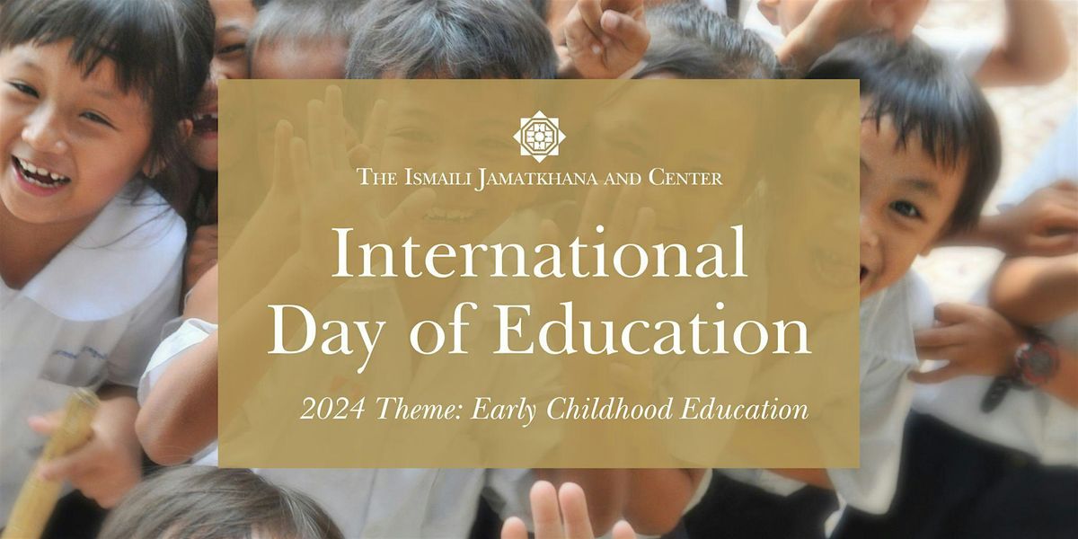 International Day of Education 2024 Theme Early Childhood Education