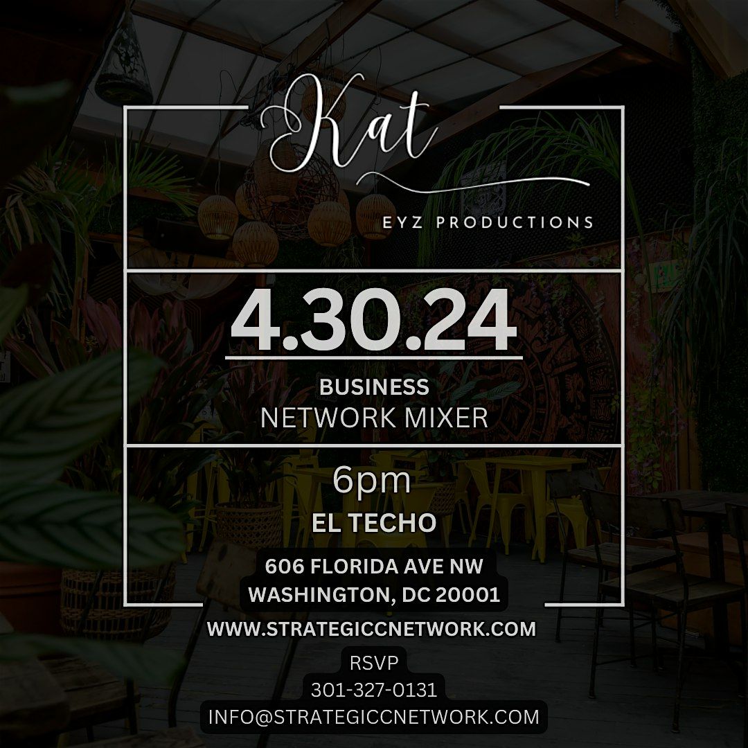 CEO Rooftop Networking in DC, El Techo, Washington, 30 April 2024