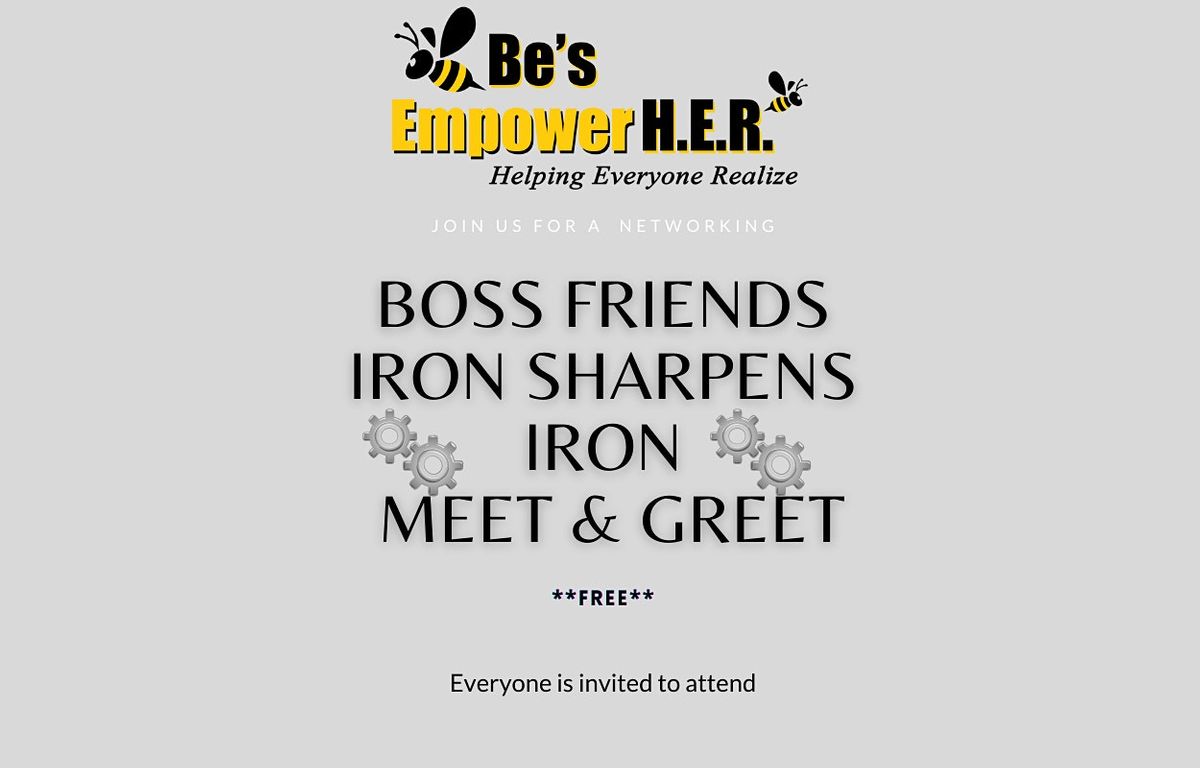 Iron Sharpens Iron 2022 Schedule Boss Friends ***Iron Sharpens Iron, June 11 2022 | Online Event |  Allevents.in