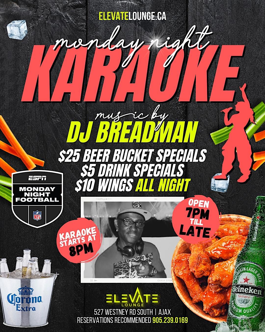 KARAOKE MONDAYS, Elevate Lounge, Ajax, September 18 to September 19