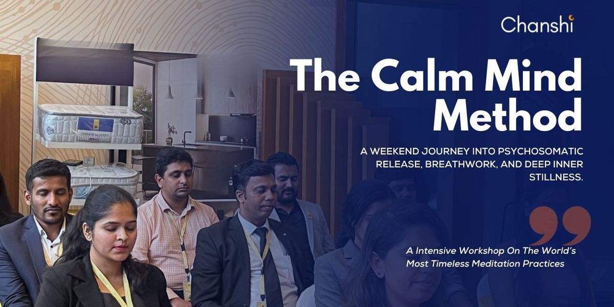 The Calm Mind Method - Kanda Spanda, 20 September | Event in Bangalore | AllEvents