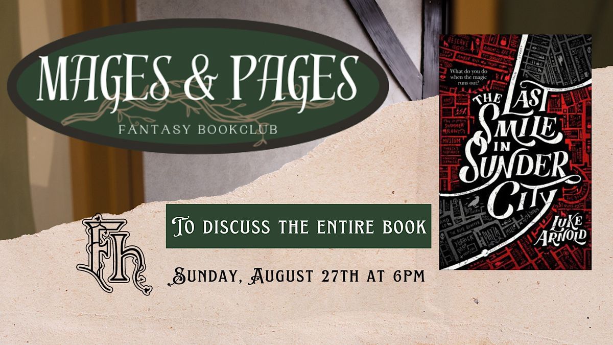 Mages & Pages August Meeting, Fable Hollow Coffee &