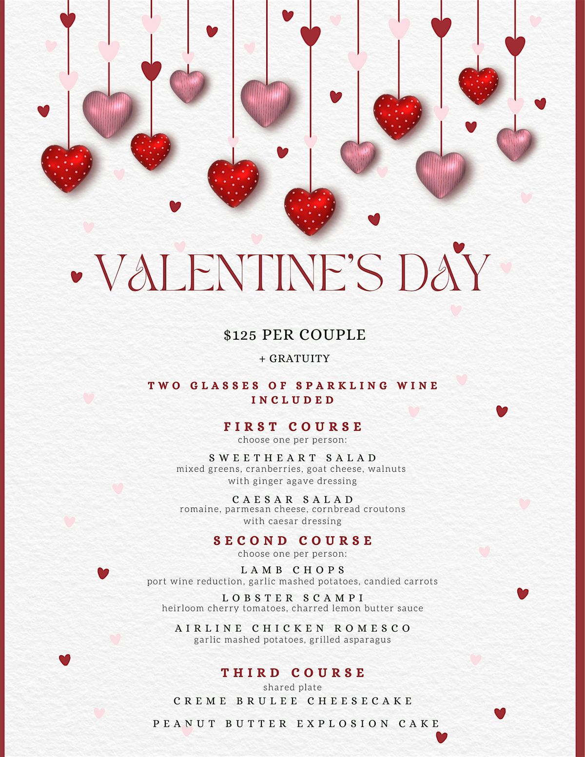 Valentines Day Dinner