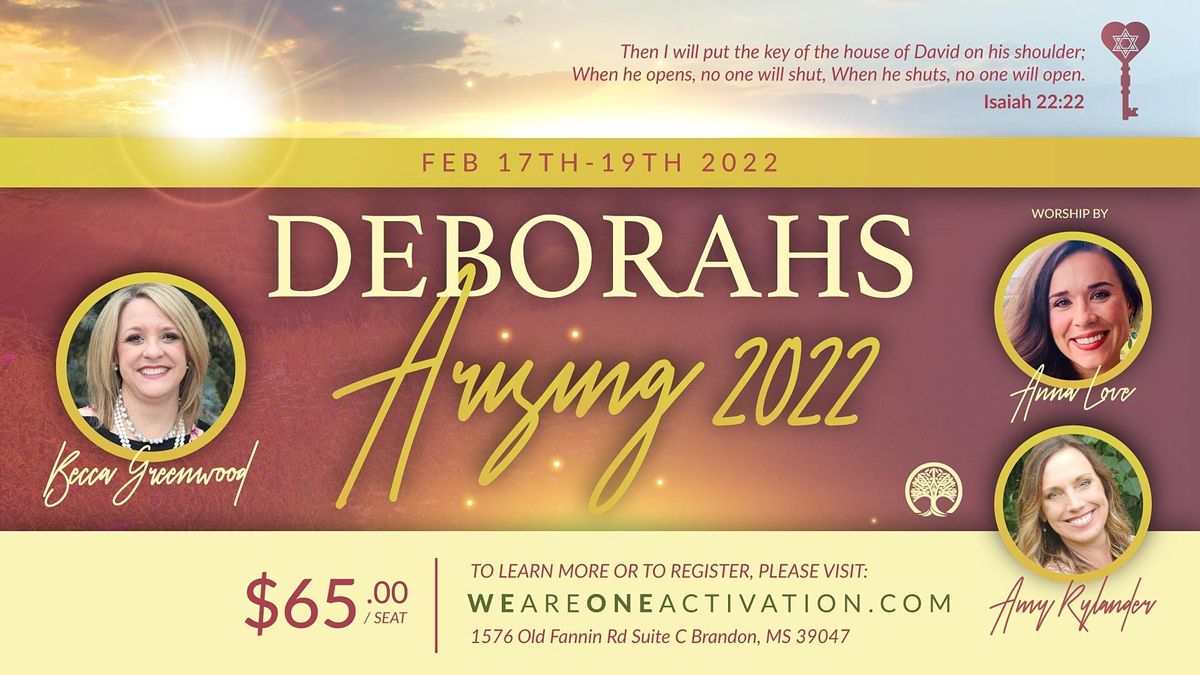 Deborahs Arising 2022 1576 Old Fannin Rd Brandon February 17 To February 19 Allevents In Gulfport Events 2022