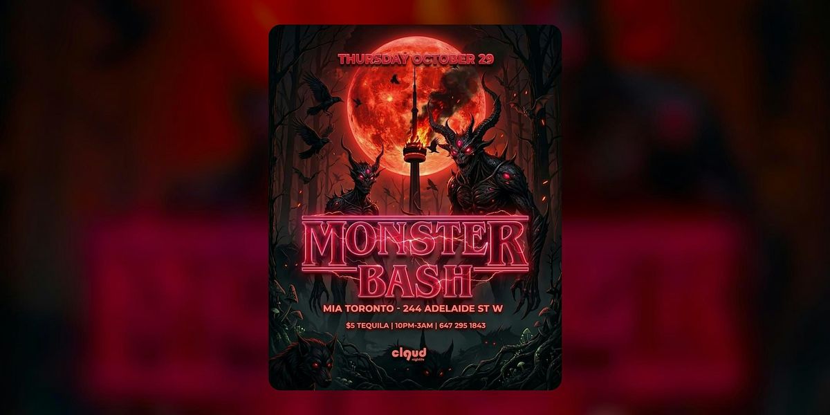 MONSTER BASH @ MIA | THUR OCT 29 | FREE ENTRY & $5 TEQUILA – Things to ...