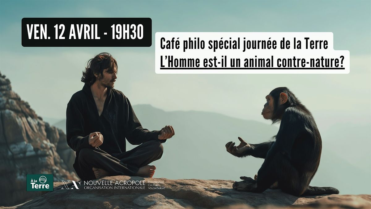 Café philo : L’Homme est-il un animal contre-nature ?, Espace Culturel