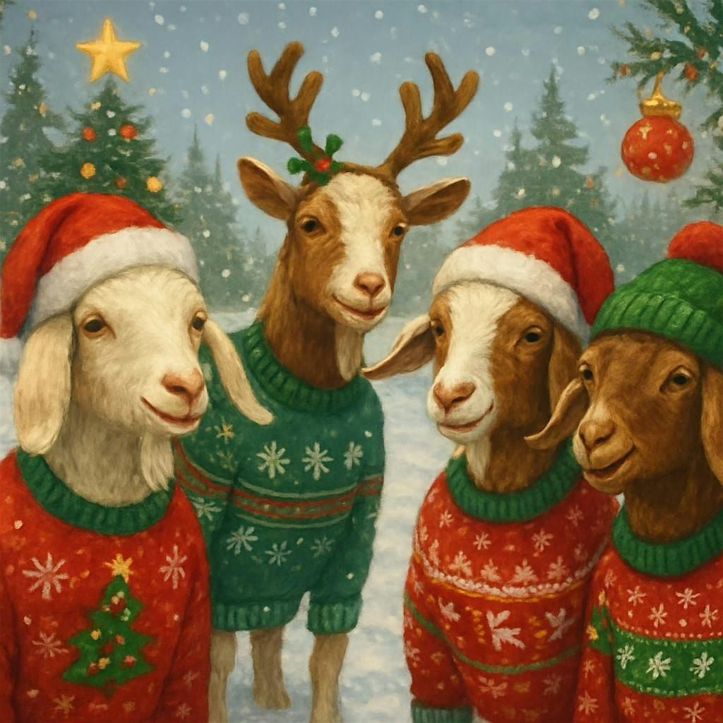 Christmas Cheer & Photoshoot w/ the Goats!, 13 December | Event in Fairfield | AllEvents