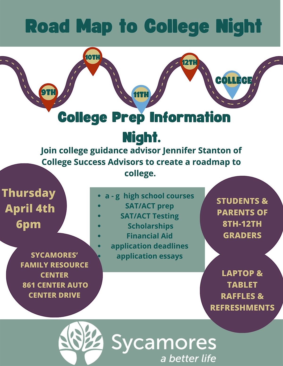 Roadmap to College, 861 Auto Center Dr, Palmdale, 4 April 2024 |  AllEvents.in