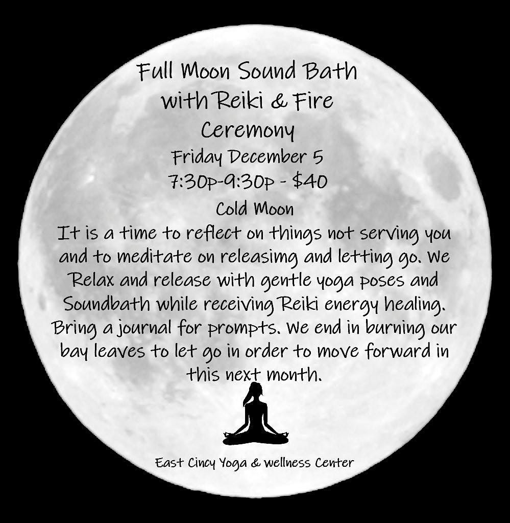 Full Moon Sound Bath with reiki Energy Healing, 5 December | Event in Amelia | AllEvents