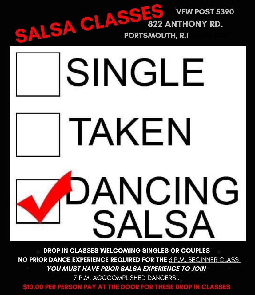Salsa Dancing Classes, 822 Anthony Rd Portsmouth, RI, United States