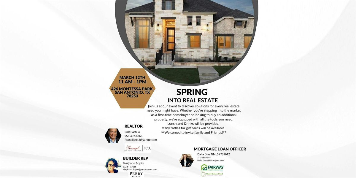 Spring into Real Estate, Perry Homes Stevens Ranch, San Antonio