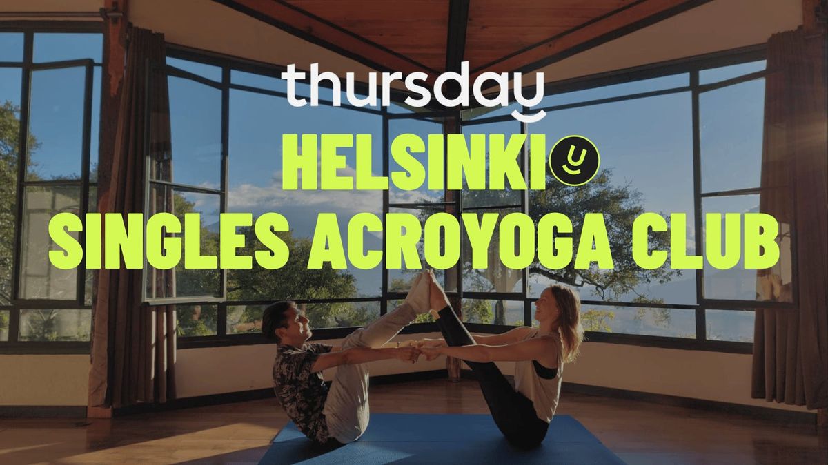 Saturday | Singles AcroYoga Class | Helsinki, 25 October | Event in Helsinki | AllEvents