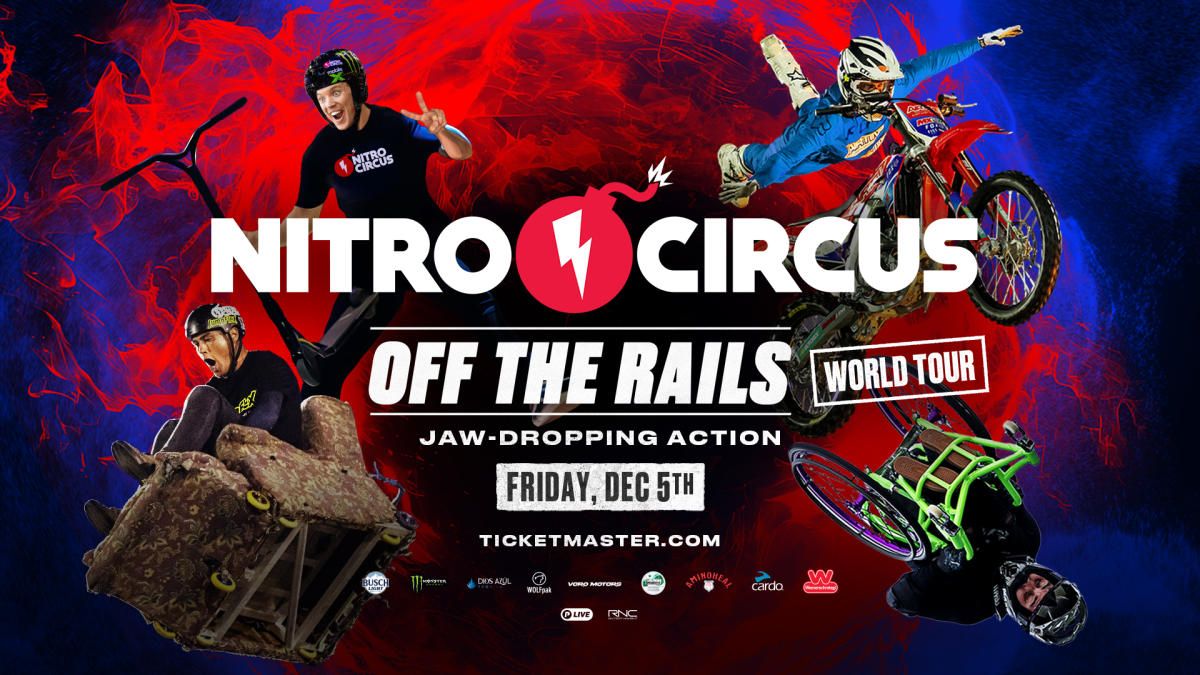 Parking Nitro Circus: Off The Rails, 15 December | Event in Everett | AllEvents