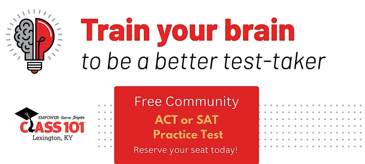 Free Community Practice ACT/SAT, 27 December | Event in Lexington | AllEvents