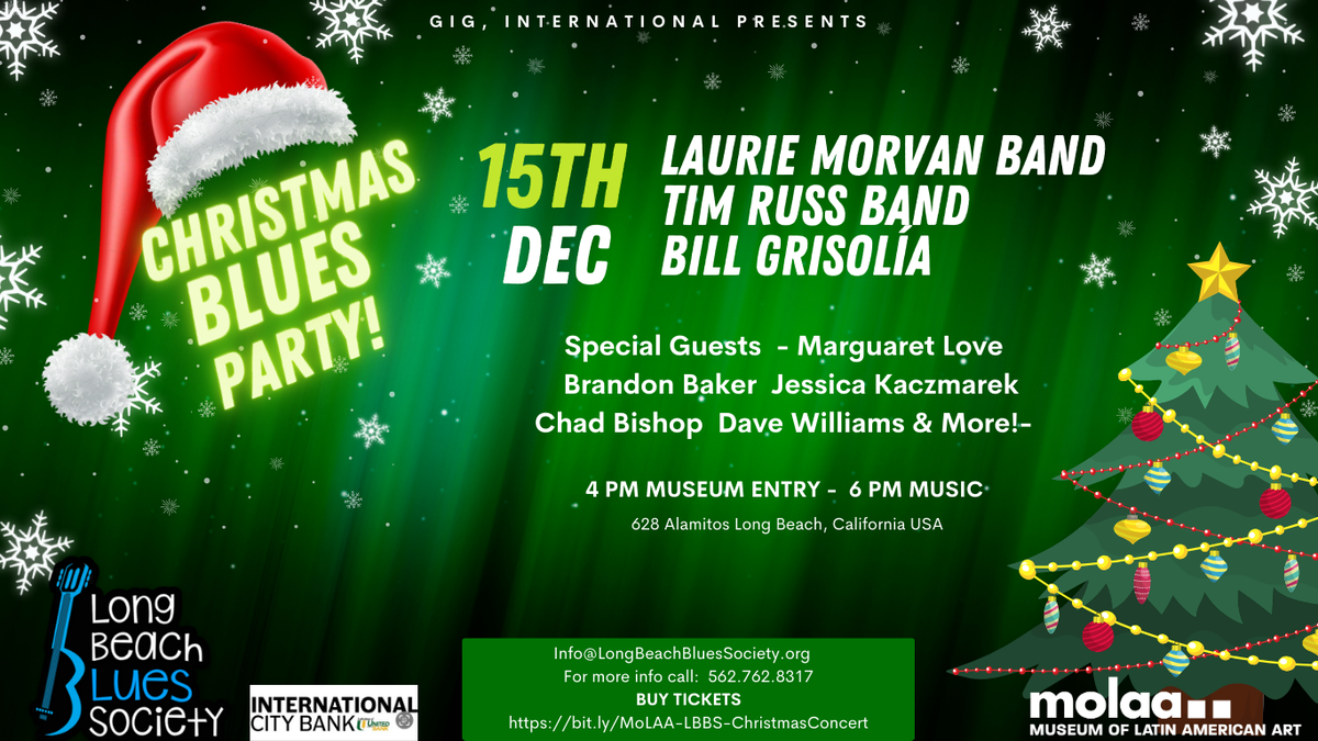 Christmas Blues at Dixie Center for the Arts, 12 December | Event in Ruston | AllEvents