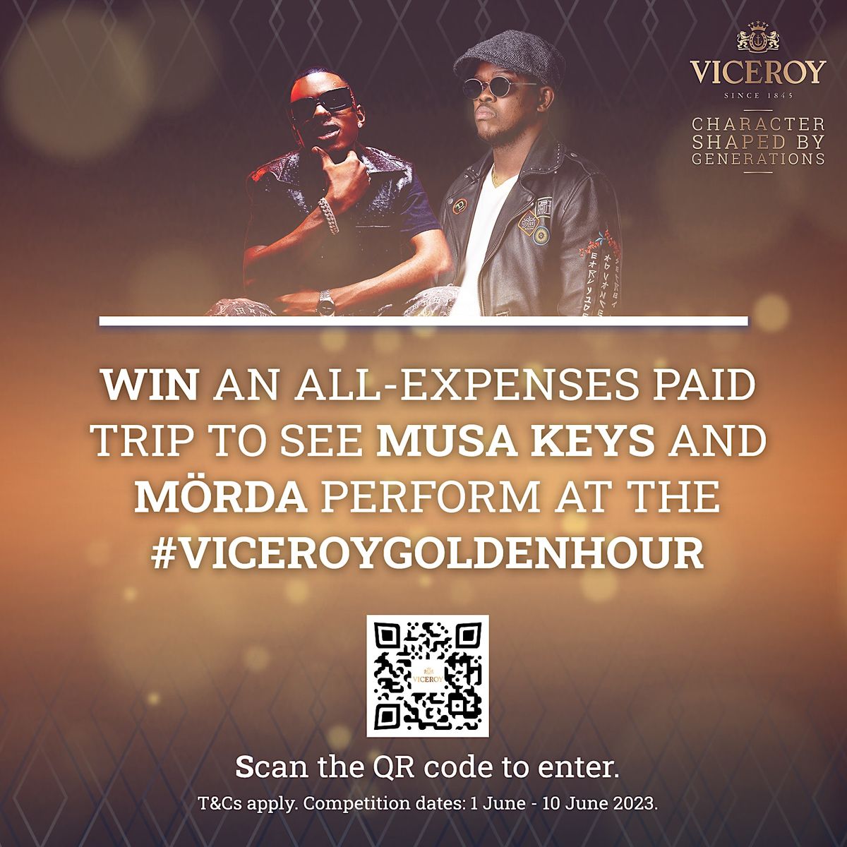 Viceroy Smooth Golden Hour, Hallmark House, Johannesburg, 24 June 2023