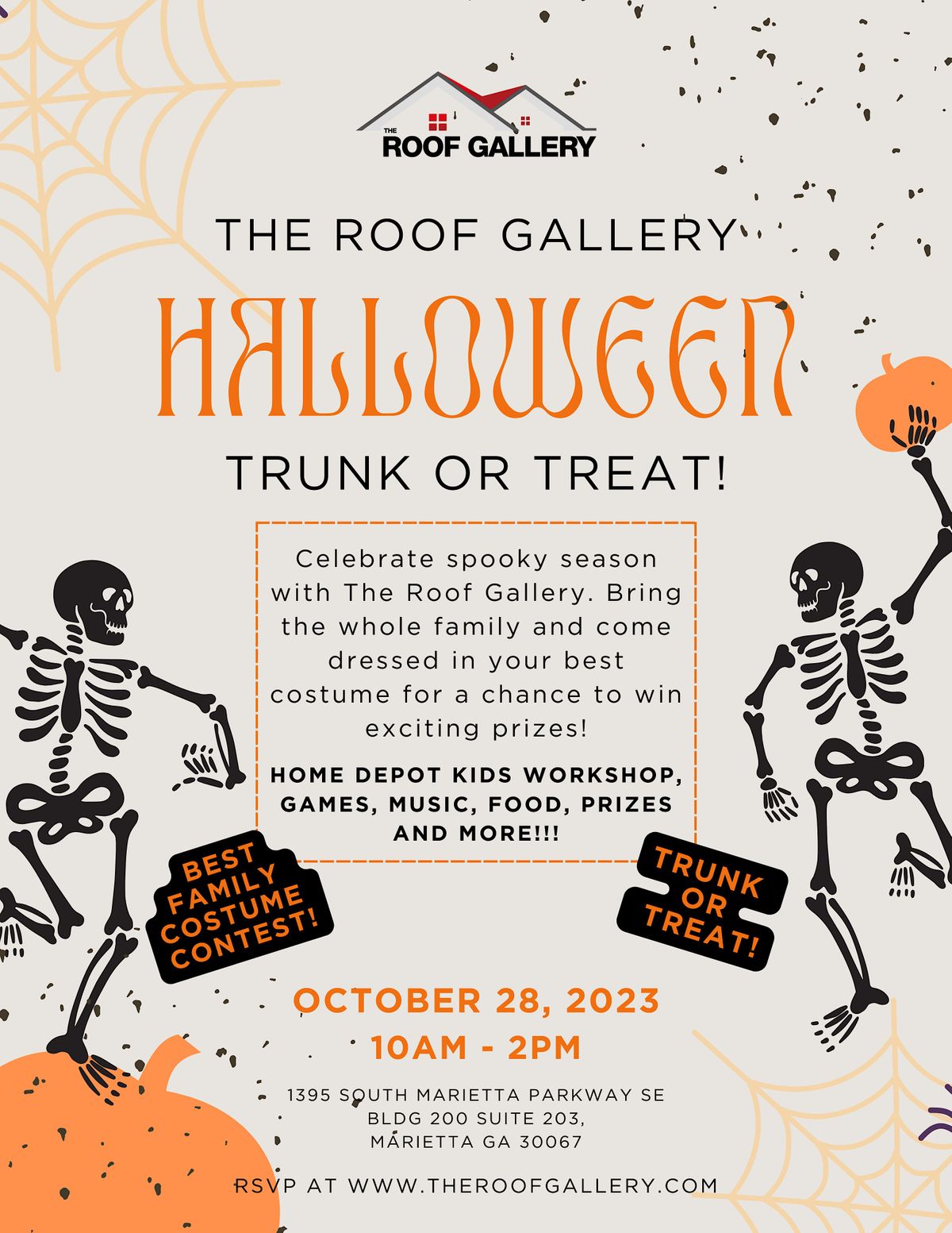 The Roof Gallery Halloween Trunk or Treat Festival, The Roof Gallery
