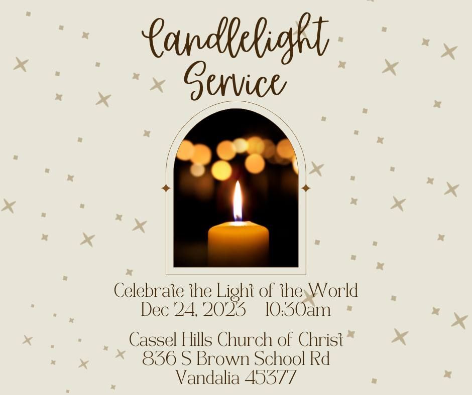 Candlelight Service, Cassel Hills church of Christ, Vandalia, December