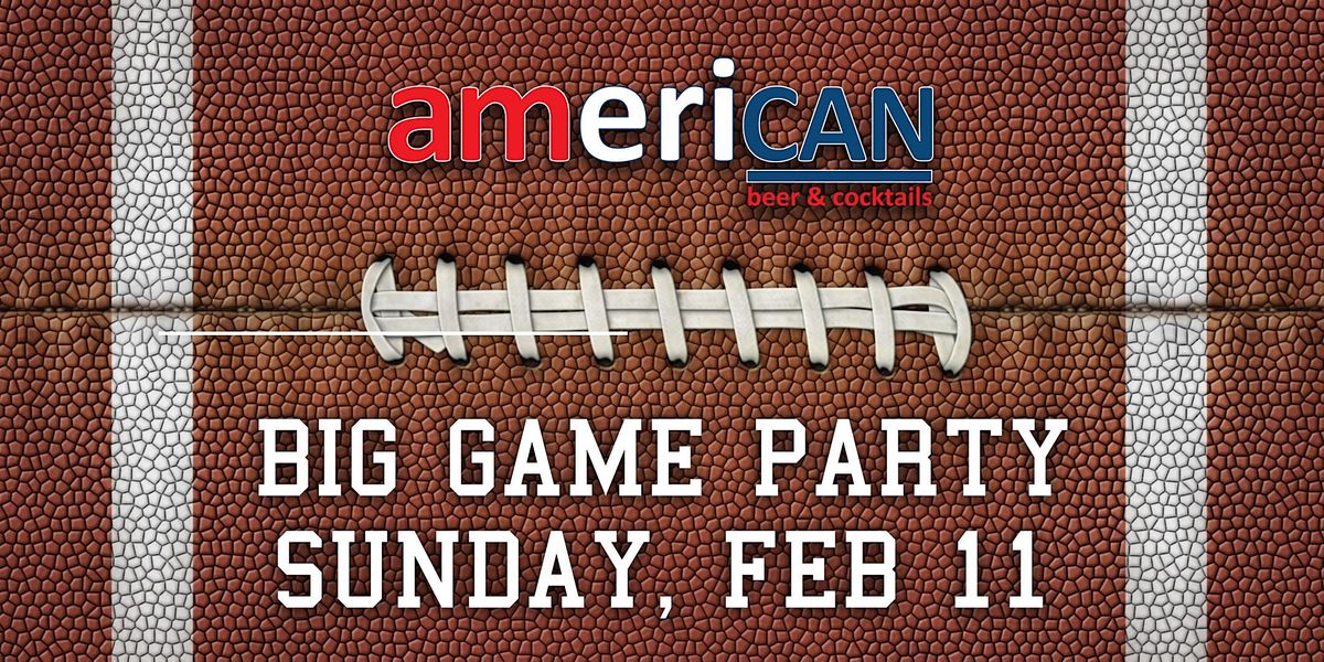 ameriCAN Big Game Party 2024, ameriCAN Beer & Cocktails, Las Vegas
