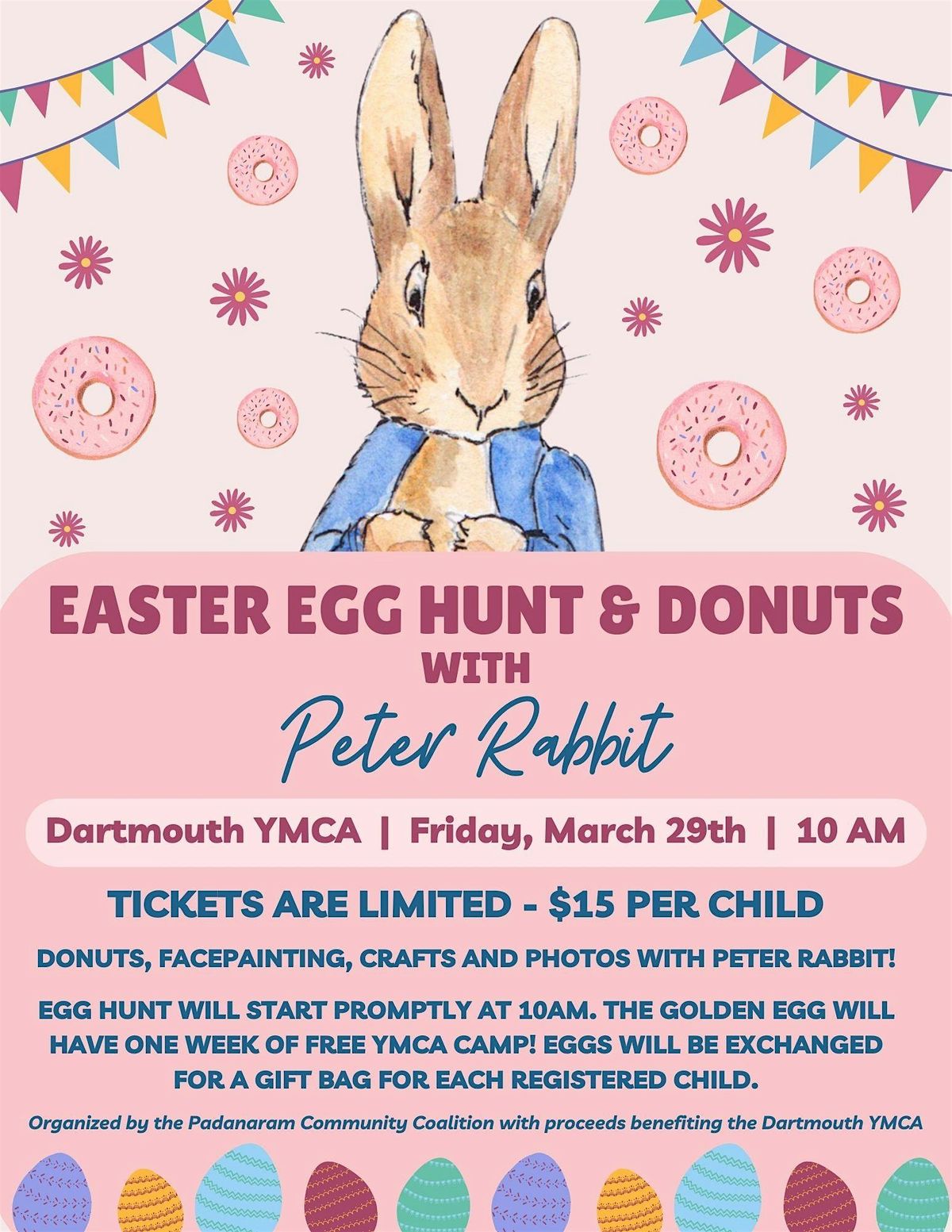 Donuts with the Easter Bunny!, DARTMOUTH YMCA, 29 March 2024 AllEvents.in