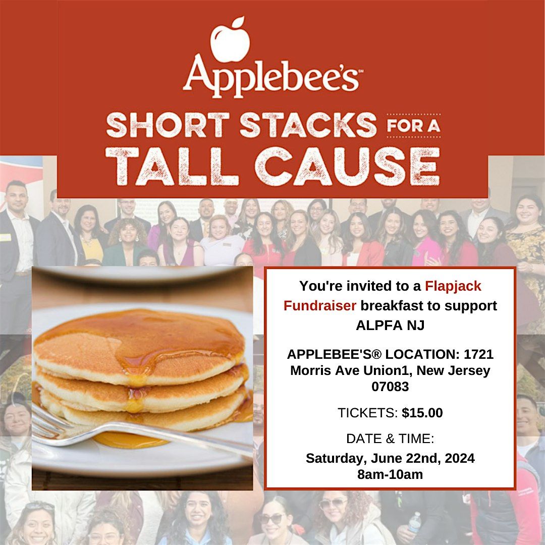 ALPFA NJ Flapjack Fundraiser, Applebee's Grill + Bar, Union, 22 June