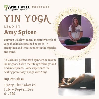 Yin Yoga with Amy Spicer