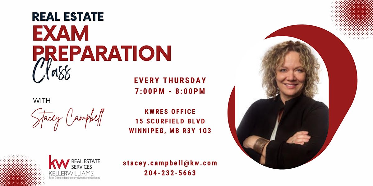 Real Estate Exam Preparation Class w/ Stacey Campbell, Keller Williams Real Estate Services
