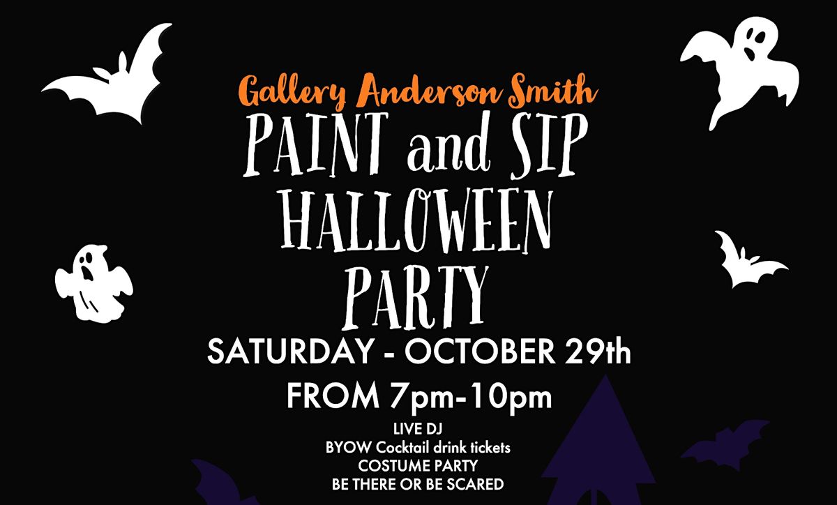 Paint And Sip Costume Party, Gallery Anderson Smith, Atlanta, 29 October 2022 AllEvents.in