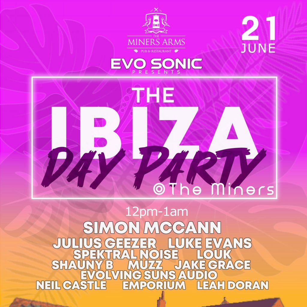 Ibiza Day Party @ The Miners Arms, 21 June | Event in Plymouth | AllEvents