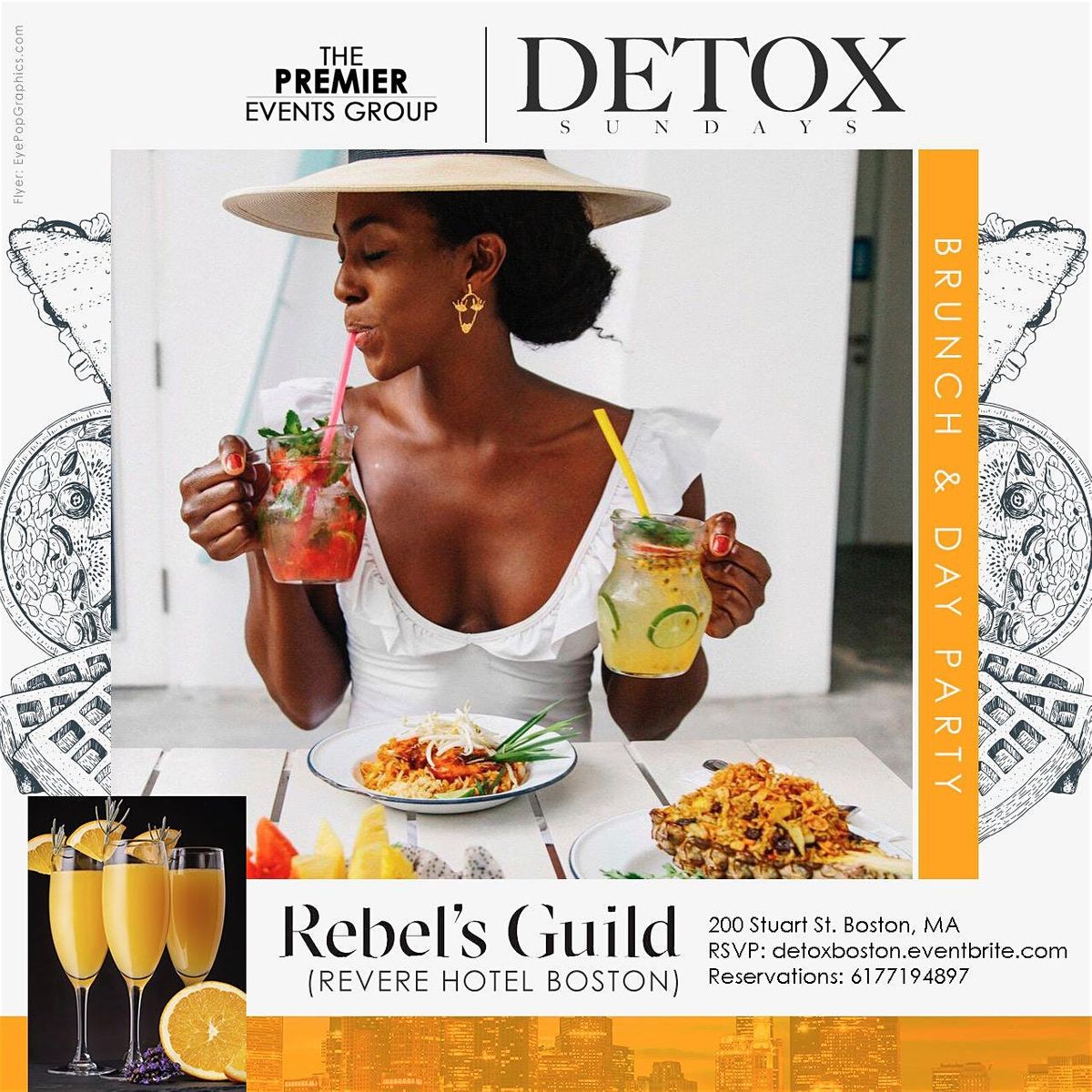 Detox Sundays Brunch Day Party At Tiki Rock Boston