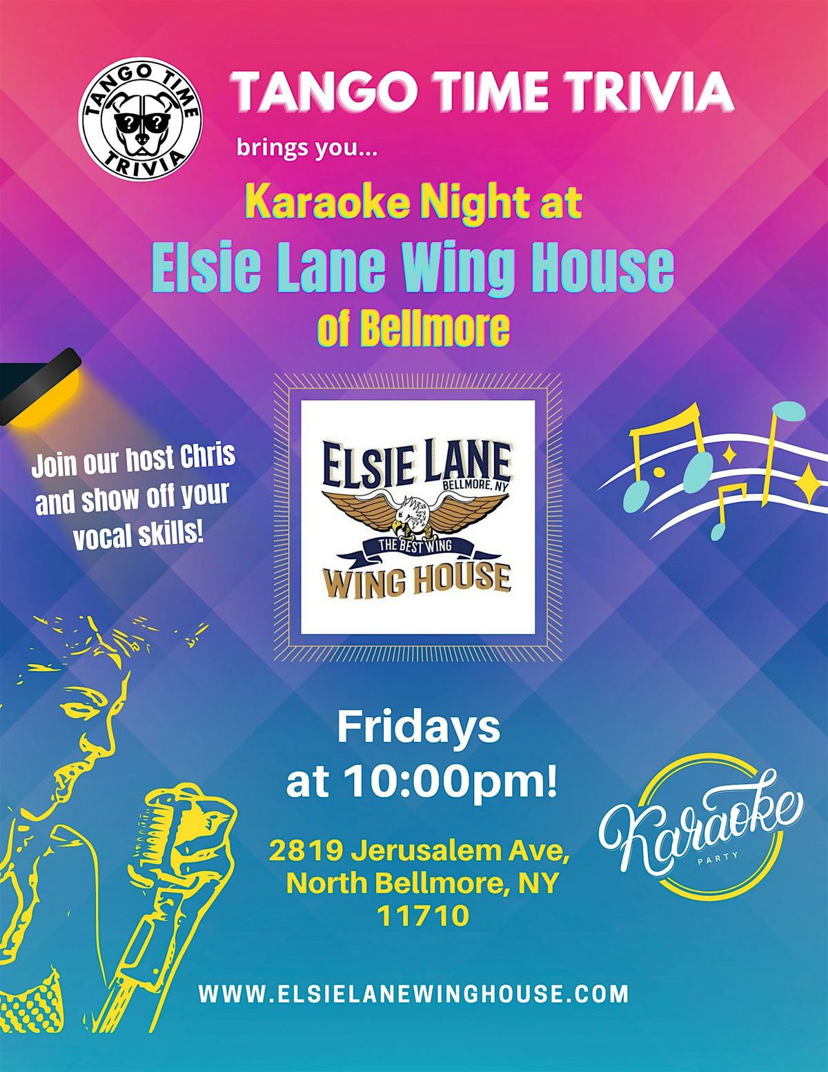 FREE Friday KARAOKE Show! At Elsie Lane in Bellmore! | Event in North Bellmore | AllEvents