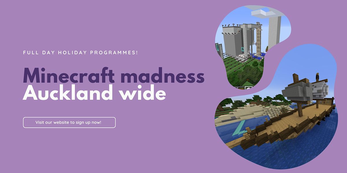 Minecraft madness holiday workshops! Full day holiday programmes, 17 ...