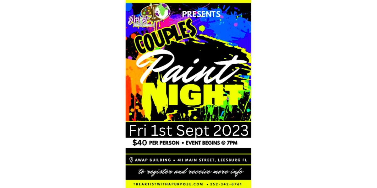 Couples Paint Night, 411 W Main St, Leesburg, 1 September 2023