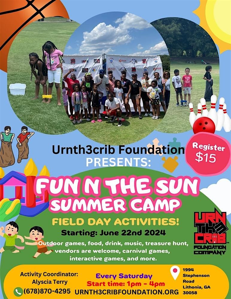 FUN N THE SUN YOUTH SUMMER CAMP, 1994 Stephenson Rd, Lithonia, 22 June