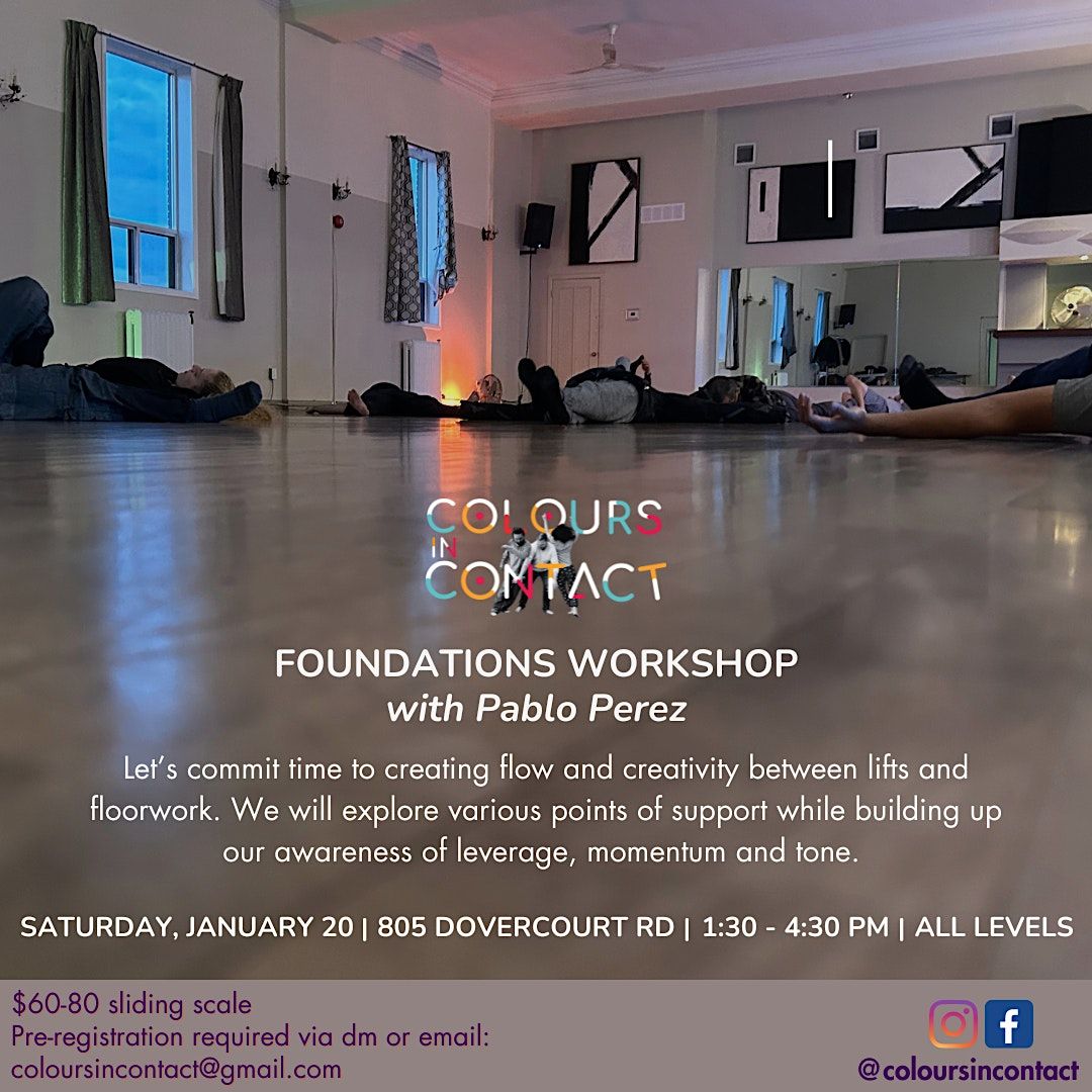 Colours in Contact Foundations, an exploration of form and flow