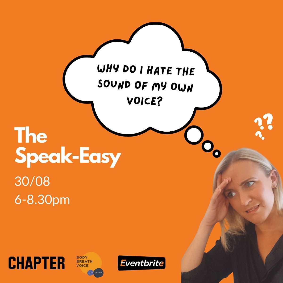 The SpeakEasy Why do I Hate the Sound of my Own Voice?, Chapter Arts