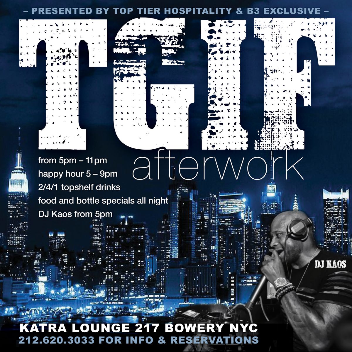 TGIF Fridays at Katra Lounge | Event in New York | AllEvents