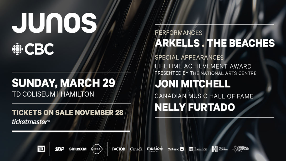2026 The 55th Annual JUNO Awards at TD Coliseum, 29 March | Event in Hamilton | AllEvents
