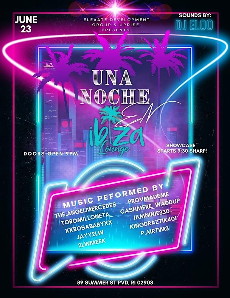 UNA NOCHE EN Lounge, Providence, 23 June 2024 AllEvents.in