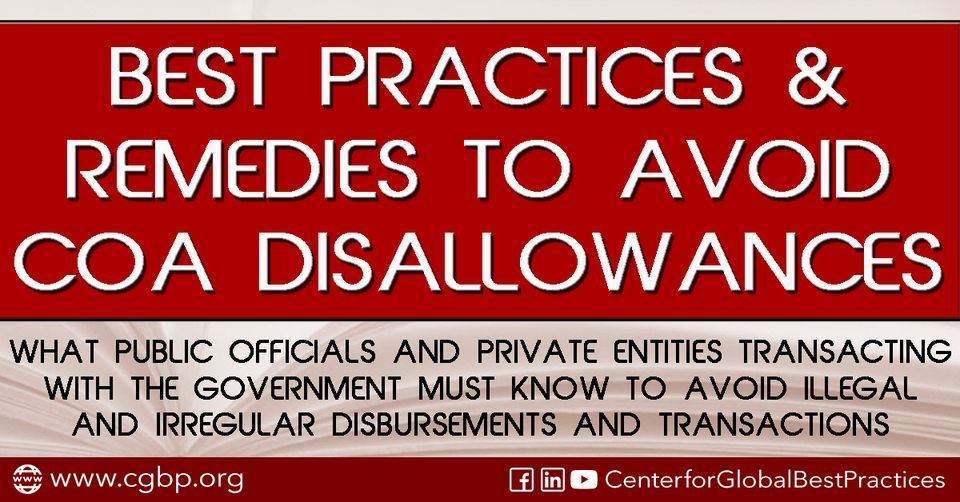 How to Stay Out of Trouble While Serving in the Government, 23 November | Event in Muntinlupa | AllEvents.in