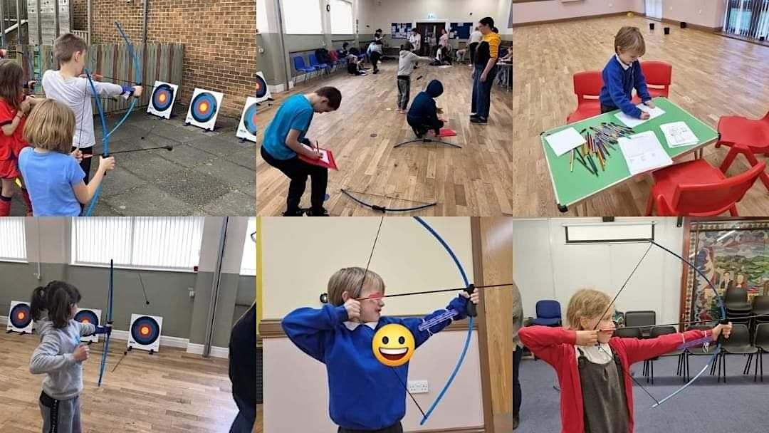 Kids Archery Classes Quaking Houses Village Hall for children aged 4
