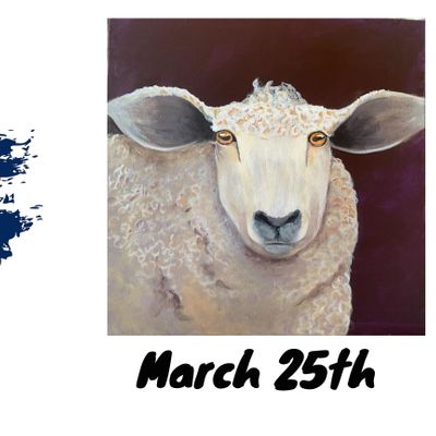 Brush to Canvas - Farm Series - Sheep