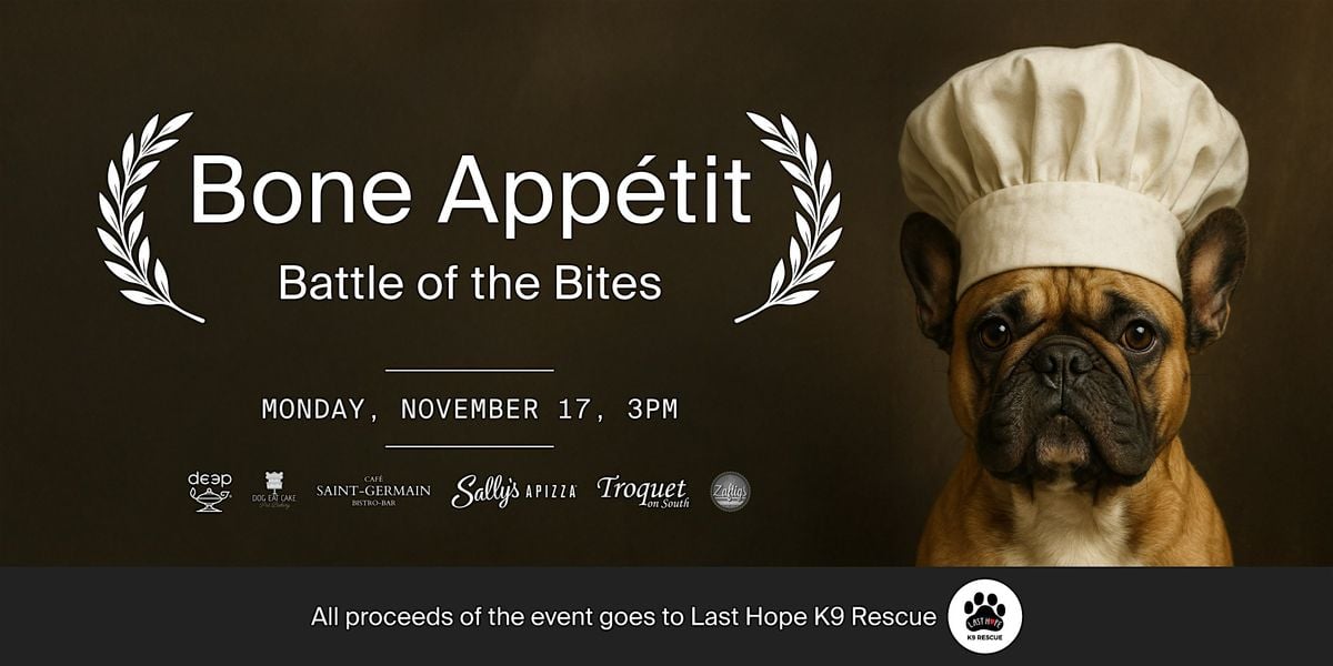 Bone Appetit: Battle of The Bites, 17 November | Event in Somerville | AllEvents