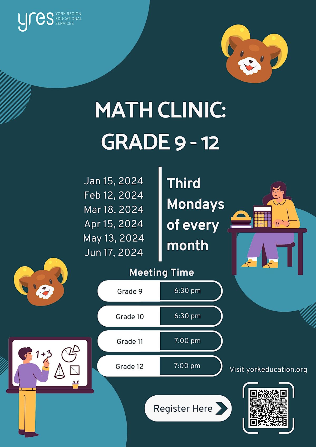 Math Clinic: Grade 10, January 15 to June 17 | Online Event | AllEvents.in