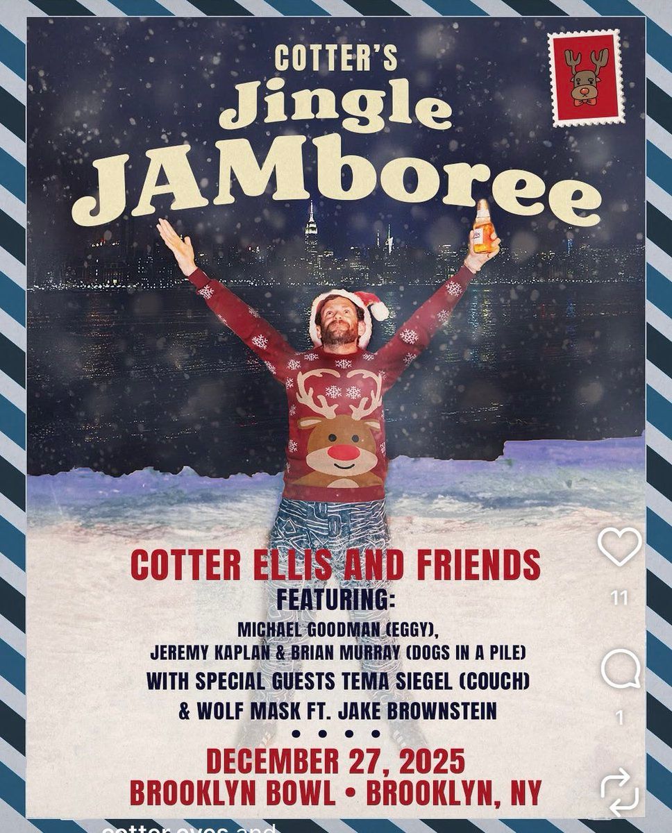 Cotter's Jingle JAMboree at Brooklyn Bowl - NY, 27 December | Event in Brooklyn | AllEvents