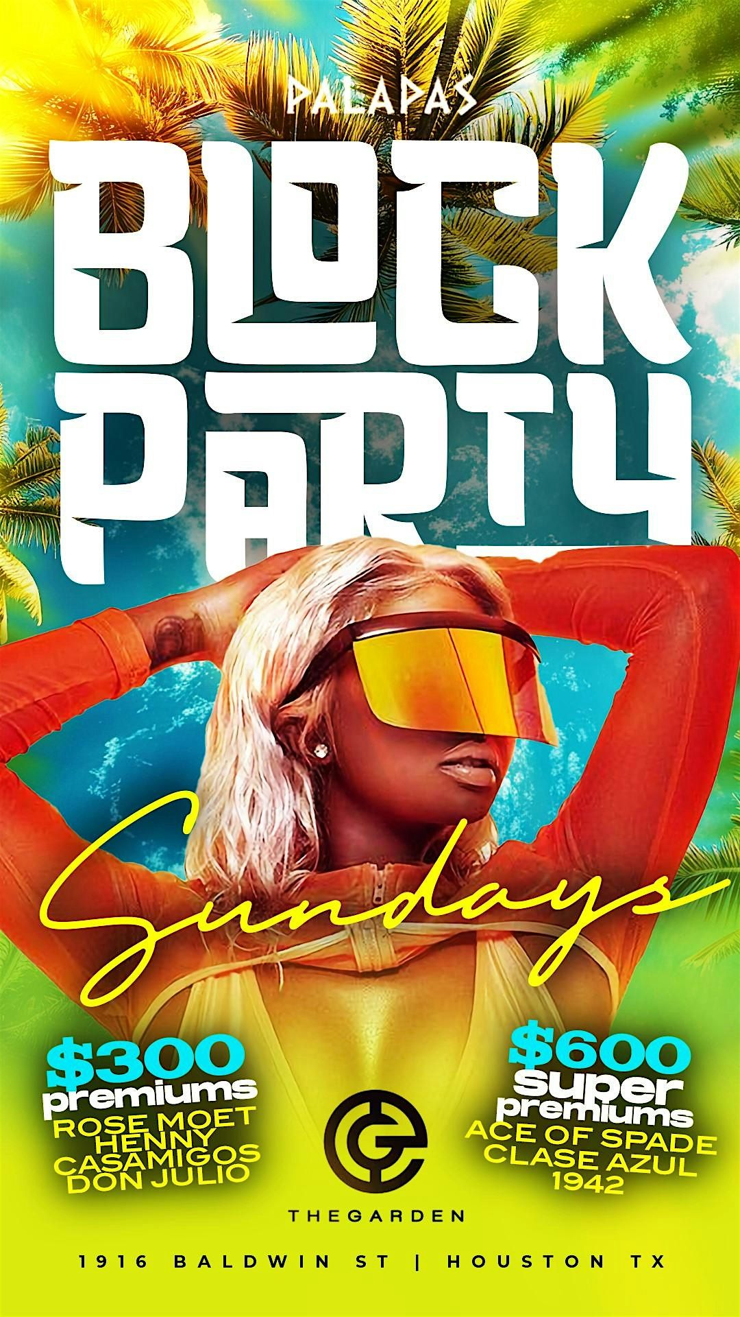 LABOR DAY Sunday Funday Destination at Palapas Garden | Event in Houston | AllEvents